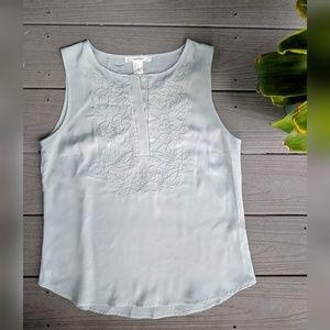 Embroidered Floral Top